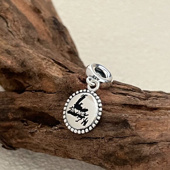 Pandora Home Map Charm Travel S925 Silver Dangle Charm - Picture 3 of 4